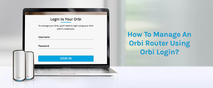 orbi router login