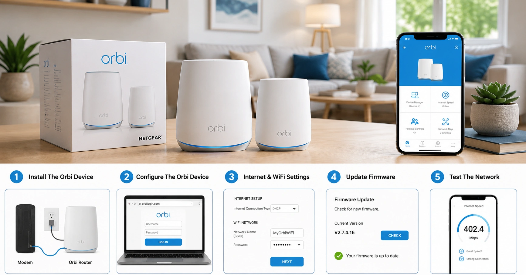 Netgear Orbi Setup Guide for First-Time Users | Easy Step-by-Step Instructions